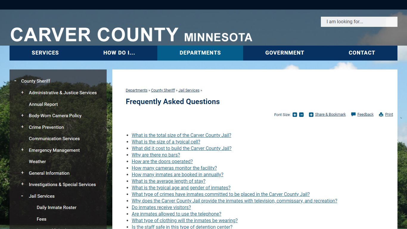 Frequently Asked Questions | Carver County, MN